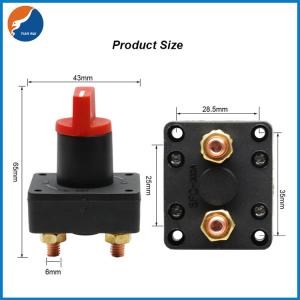 300A 60VDC Mini Universal Motorcycle Car Auto Battery Disconnect Cut Off Kill