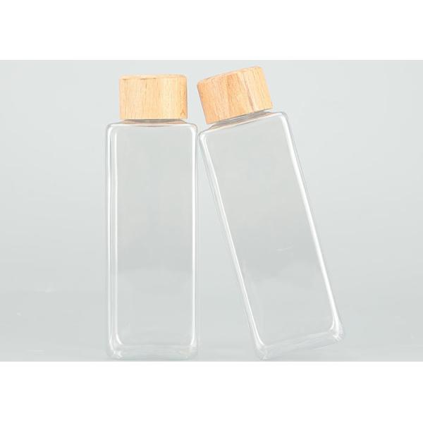 Buy Leakproof 200ml Plastic Screw Top Bottles With Bamboo Lids at wholesale prices