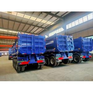 3 Axle Transport Dump Trailer Tractor Tipper Dumper Trailer with Jost E100