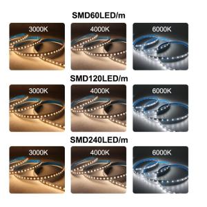 DC12V SMD2835 60D 8mm 1100-1200LM 12000K Ra70 Die-Cutting Board LED Light Strips