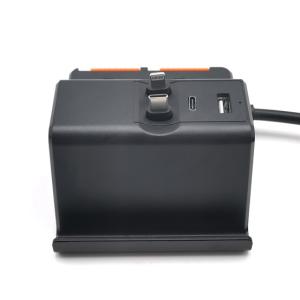 2 outlet Power Socket 1.5FT Cord, USB Surge Protector, Power Charge for Apple