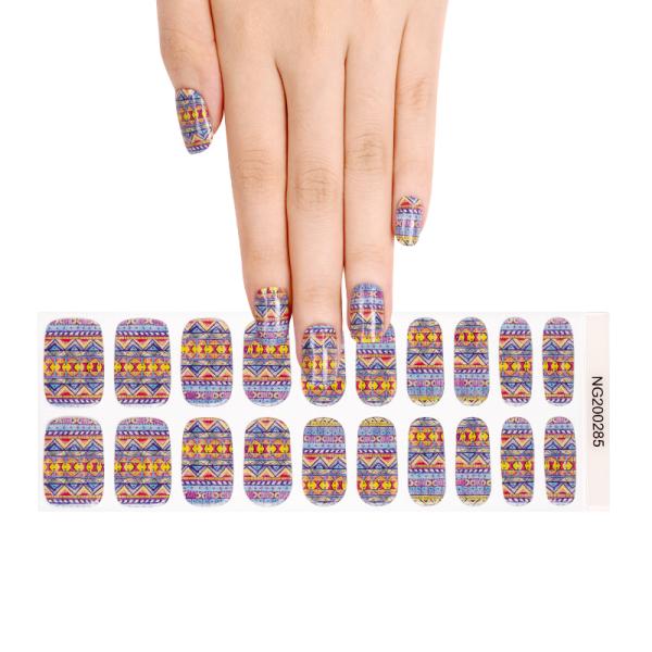 Fashion wholesale beauty Semi Cured Gel Nail Stickers for women