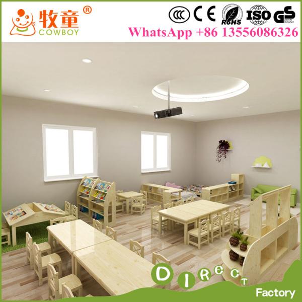 Hot sale Kids wood material and new kindergarten furniture factory supplier in guangzhou china