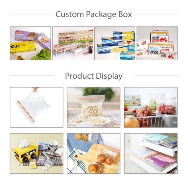 Custom Printed Biodegradable Food Grade Reusable Pe Plastic Poly Packaging Double Zip Lock Bag
