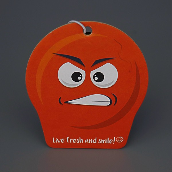 Buy Custom fragrance Hanging Paper Air Freshener for Basement at wholesale prices