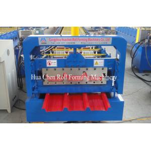 EURA PLC Single Deck Color Steel Roofing Sheet Roll Forming Machine With 1000mm