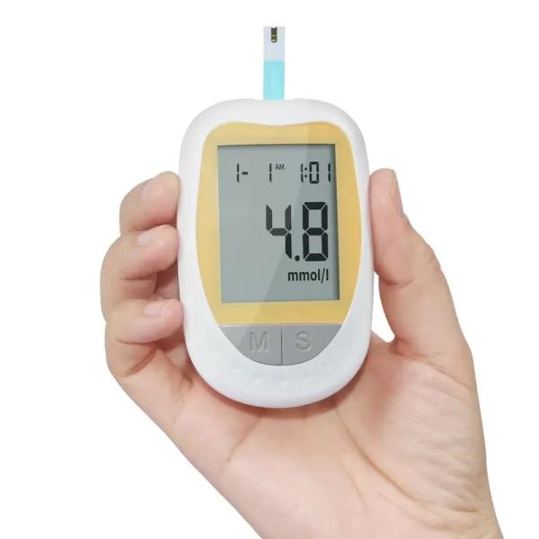 Medical Measuring Blood Sugar Glucometer With 50 Diabetic IVD Test Strip