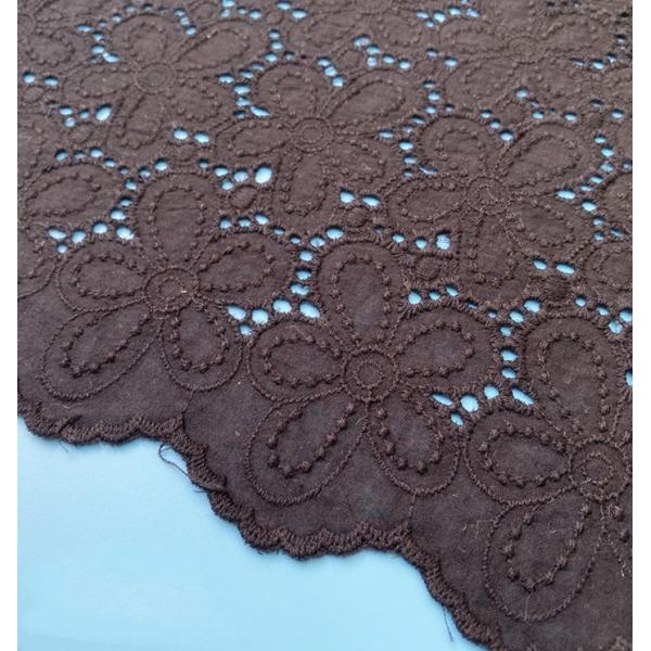 Factory sale Coloful Handmade DIY Clothes Accessories Embroidered Cotton Lace Fabric