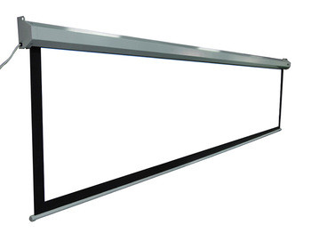 Customized Full HD Electric Projection Screens Metal Housing For Large Cinema