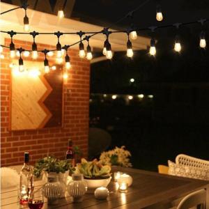 Outdoor Waterproof Globe Edison Bulb Festoon LED String Lights Garland Wedding