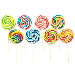 200 Gram Rainbow Giant Halal Lollipop Candy Individually Wrapped Confectionery