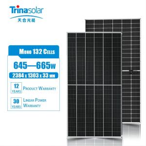 2384x1303x35mm Panel Dimensions Trina Solar Vertex Monocrystalline Home Solar