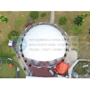Heat Proof Aluminium Event Dome Tent With Skylights 100km/H Windloads
