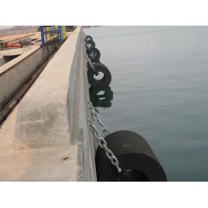 Marine Wound Cylindrical Rubber Fenders High Stability 24 Months Warranty