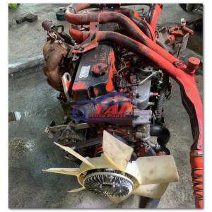 Good Condition ISUZU Japan Used Truck Engine 6HE1T Steel Material
