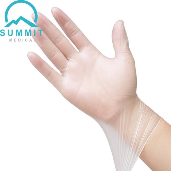 Buy Powder Free Clear PVC Disposable Examination Gloves Latex Free at wholesale prices