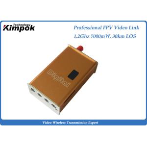 100KM LOS FPV/UAV Wireless Image Transmitter 1.2Ghz , 7W Mini Video Link