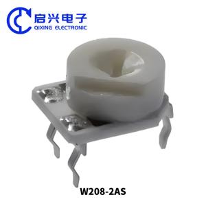 W208 Series Adjustable Resistance Single Coil Glass Glazed Ceramic Potentiometer