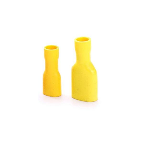 PVC Insulated Fully Insulated Female Disconnects Plating Tin Brass