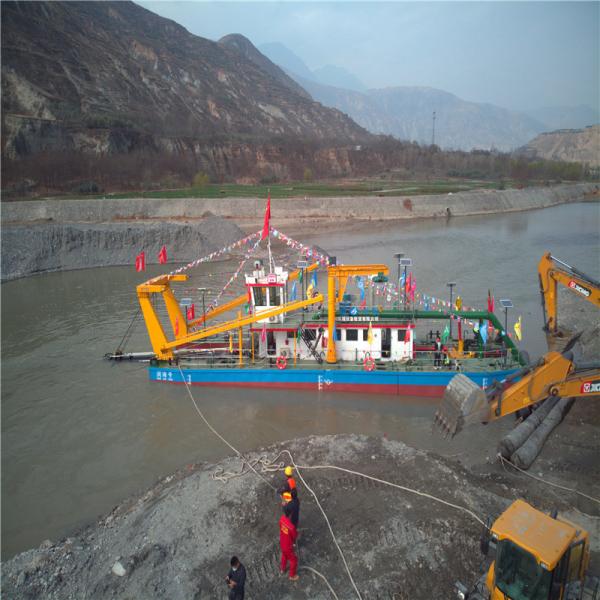 Cumins Diesel Engine Dredger for Gold Sand Mining 400 to 20000 Cubic Meter Water
