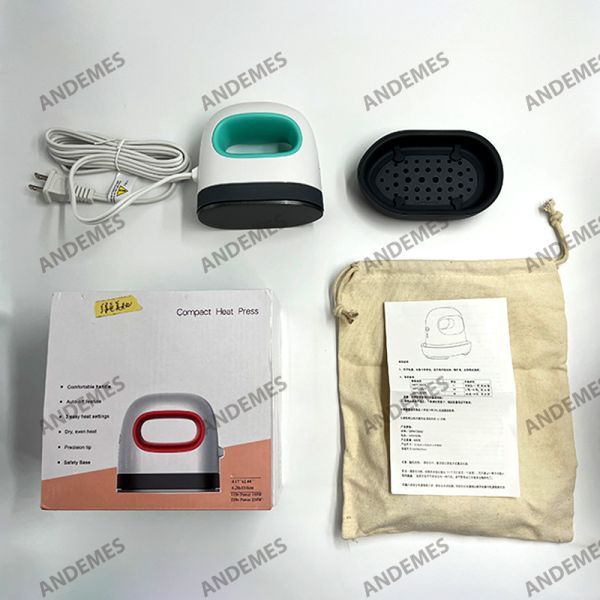 Mini Heat Press Machine For T Shirts Transfer Logo Transfer Dimensions 15.3x16x9.2cm