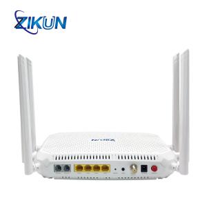 ZIKUN GPON EPON ONU ZC-521T XPON ONT CATV 2POTS 4GE 6 External Antenna