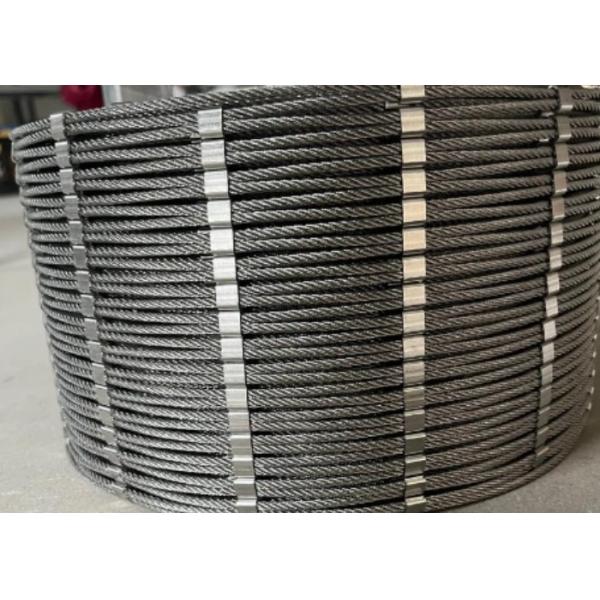 Buy 2.0mm Balustrade Cable Mesh Stainless Steel Ferrule Rope Mesh at wholesale prices