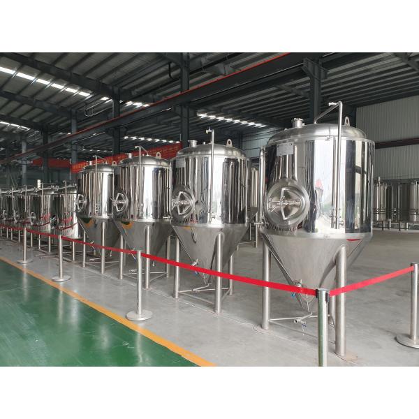 1000L Stainless Steel 304 Beer Fermentation Equipment Turnkey Project For Brewery System Conical Fermentation Tank