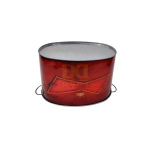 DADI 10L Rustproof Wine Ice Bucket Beverage Cooler Bucket Silkscreen Vintage