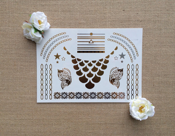 Buy Silver skin jewelry tattoo at wholesale prices