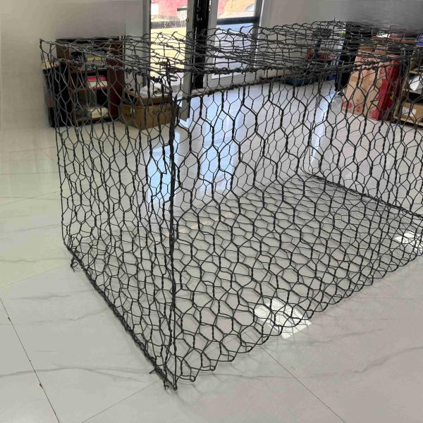 Buy Hexagonal Wire Mesh Wall Netting Gabion Basket / Box With Diaphragms For Seawall Protection at wholesale prices