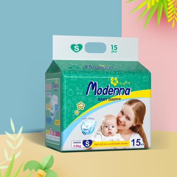 Soft Cotton Baby Disposable Diaper Biodegradable Newborn Eco Disposable Nappies