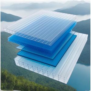 China UV Protective Polycarbonate Multilayers Hollow Plastic Sheet With B1 Fire Rate on sale