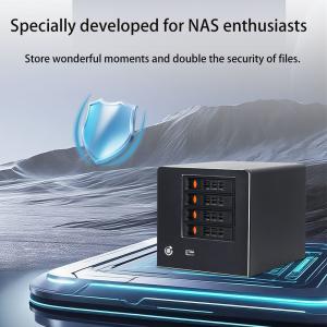 NAS Server N100 with 3-Netwoek 6-Bay Host Network Attached Storage Enclosure