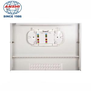 ANSHI Wall Mount Fiber Optic Patch Panel 19 Inch 24 / 48 Port