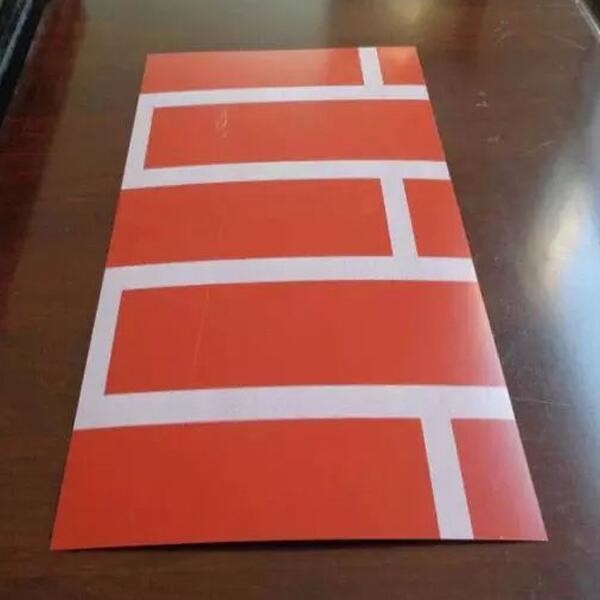 Printed Brick Pattern Prepainted Steel Coil Ppgi For Decoration Wall