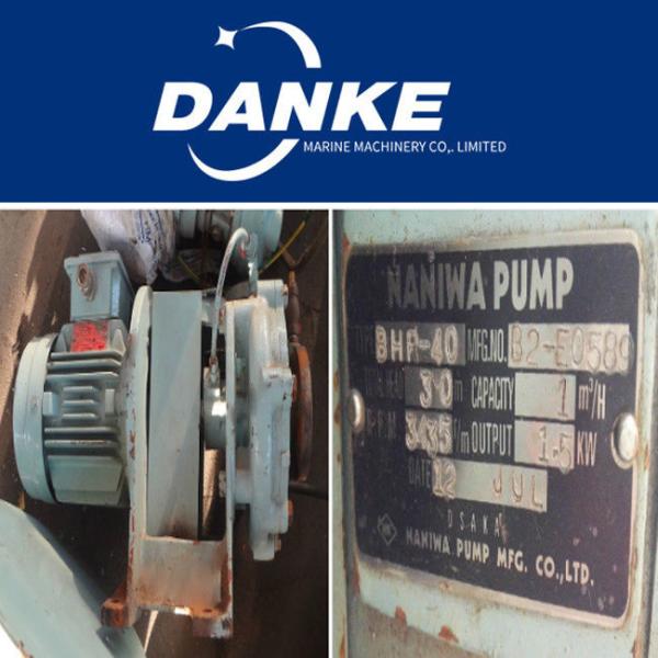 NANIWA BHR-40 Marine Hydraulic Pump , 440V Marine Circulation Pump Iron Material