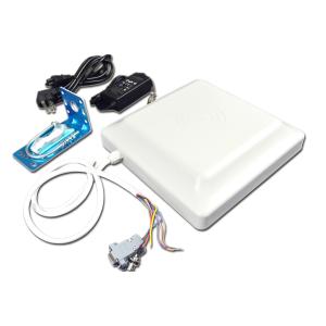 Plastic 6M Long Range UHF RFID Reader RS485 Wiegand Interface With Trigger