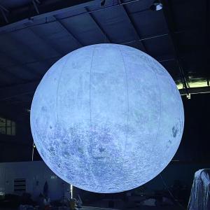 Customized Giant Inflatable Moon Planet Ball Advertising Helium Inflatable Moon