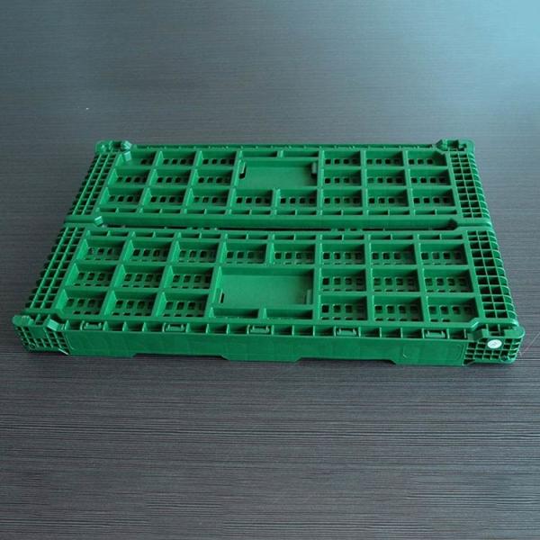 Buy 40 Liters Capacity Plastic Foldable Crates With Hole Handles at wholesale prices