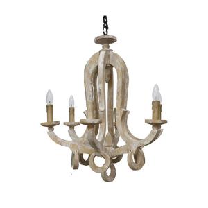 Antique Carved wood chandelier Indoor Home ceiling decoration（WH-CI-11)