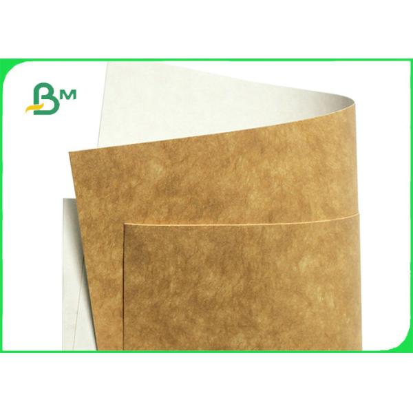 250gsm CKB White Coated kraft Back Board For Food Packaging Hard Stiffness 