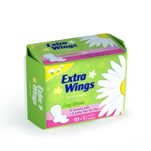 China Feminine Natural Sanitary Napkins Pad Disposable Ultra Thick Extra Wings on sale