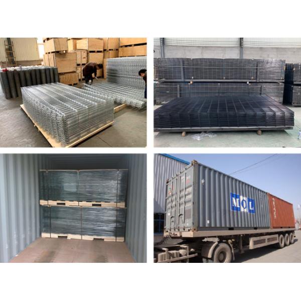 1.2-3.5m Post Height Double Loop Wire Fencing 50mm X 200mm Mesh Size