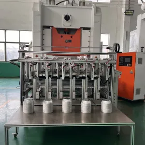 12000 Pcs/hour Output Aluminum Foil Sheet Pop Out Machine With PLC Control