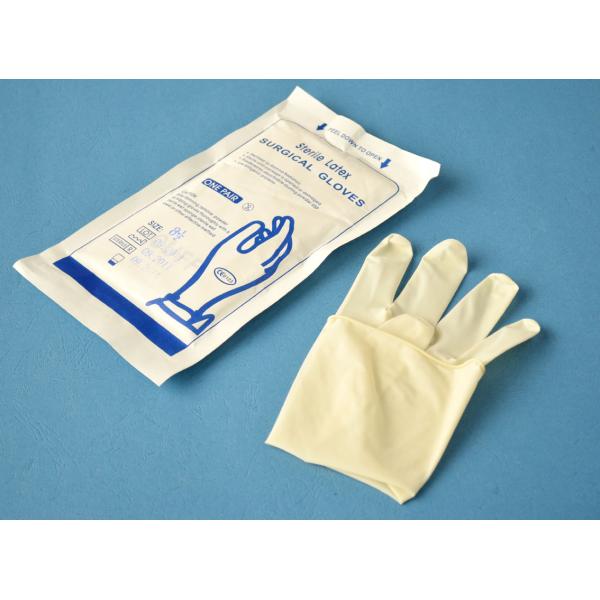 Buy Surgical Powdered Disposable Latex Examination Gloves 2pcs Pair at wholesale prices