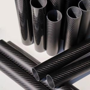Roll Wrapped 3K Carbon Fiber Tube 14/16/18/20/25mm Matte / Glossy 1mm/2mm Wall