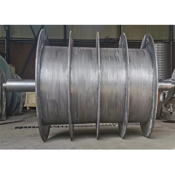 Quadruple Lebus Grooved Cable Winch Drum, Can Simultaneously Coil And Release Rope