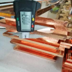 Customizable C2680 C2700 Decorative Copper Sheets Red Square High Purity