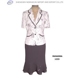 Quality Wholesale two-piece ladies tuxedo jacket suit 1233 N&amp;F for sale